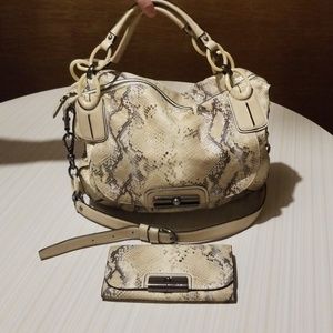 Coach boutique exclusive satchel and wallet